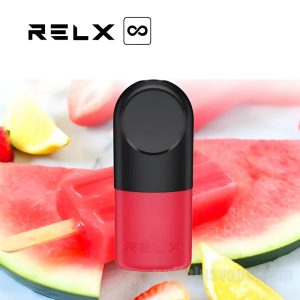 Relx Infinity 교체용 포드 카트리지 650 퍼프 # 프레쉬 레드