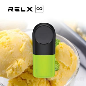 Relx Infinity 교체용 포드 카트리지 # 골든슬라이스 650 퍼프