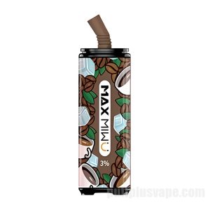 Max Miwu Coke Tin 일회용 전자담배 # 생 코코넛 라떼 3600 퍼프 3%