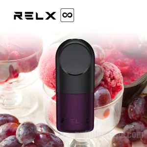 Relx Infinity 교체용 포드 카트리지 # 탠지 퍼플 650 퍼프 3%