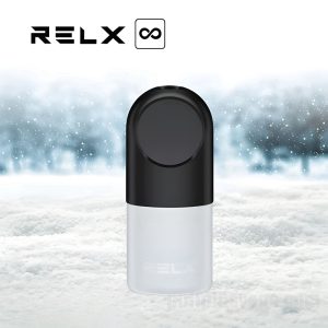 Relx Infinity 교체용 포드 카트리지 650 퍼프 # 화이트 프리즈