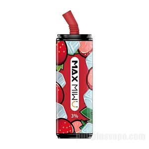 Max Miwu Coke Tin 일회용 전자담배 활력 딸기 3600 퍼프