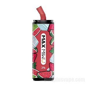 Max Miwu Coke Tin 일회용 전자담배 3600 퍼프 # 수박 얼음