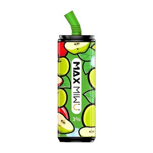 MAX MIWU 콜라 주석 일회용 Vape 3600 퍼프 # Apple Ice