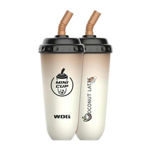 WDG 미니 컵 일회용 Vape 5000 퍼프 # 코코넛 라떼