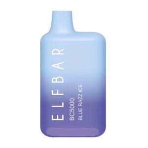 ELF BAR 일회용 Vape BC 5000 퍼프 # Blue Razz Ice