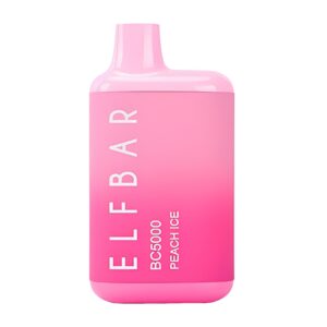 ELF BAR 일회용 Vape BC 5000 퍼프 # 복숭아 얼음