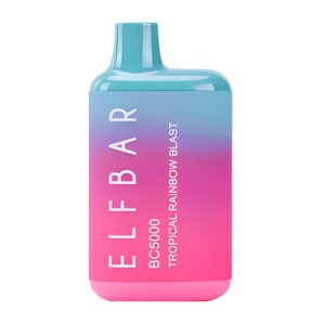 ELF BAR 일회용 Vape BC 5000 퍼프 # 열대 무지개 폭풍