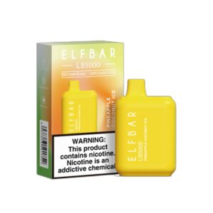 ELF BAR LB5000 Disposable Pineapple Coconut Ice 5000 퍼프 650mAh