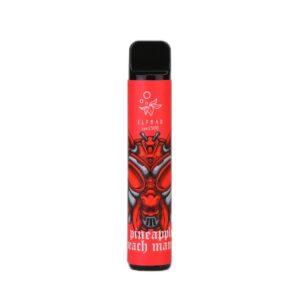 ELF BAR Lux 1500 Disposable Pineapple Peach Mango 1500 퍼프 850mAh