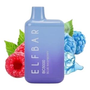 ELF BAR BC5000 Disposable 5000 퍼프 Blue Raspberry 650mAh