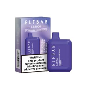 ELF BAR LB5000 Disposable 5000 퍼프 Blueberry Raspberry Cherry 14ml