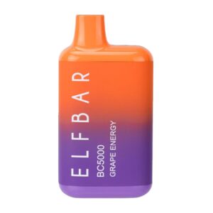 ELF BAR BC5000 Disposable 5000 퍼프 Grape Energy