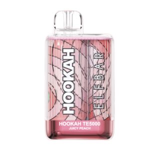 ELF BAR Hookah TE5000 Disposable 5000 퍼프 Juicy Peach 550mAh