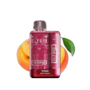 ELF BAR TE5000 Disposable Juicy Peach 5000 퍼프 13.5ml