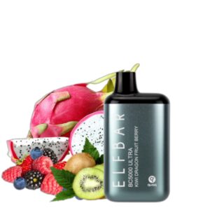 ELF BAR BC5000 Ultra Disposable Kiwi Dragon Fruit Berry 5000 퍼프