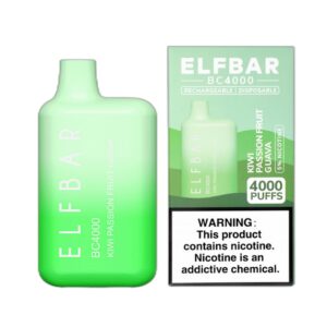 ELF BAR BC4000 Disposable Kiwi Passion Fruit Guava 4000 퍼프