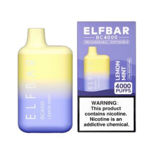 ELF BAR BC4000 Disposable 4000 퍼프 Lemon Mint
