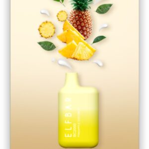 ELF BAR BC2000 Disposable 2000 퍼프 Pineapple Coconut 5ml