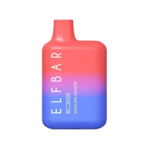 ELF BAR BC3000 Disposable 3000 퍼프 Sakura Grape