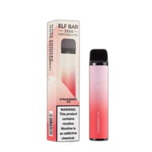 ELF BAR 3500 Disposable Strawberry Ice 3500 퍼프