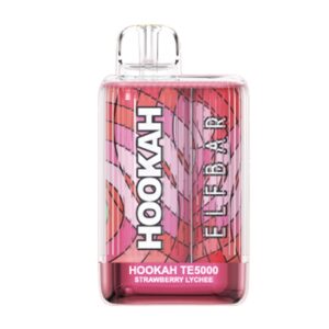 ELF BAR Hookah TE5000 Disposable 5000 퍼프 Strawberry Lychee