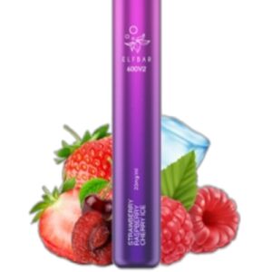 ELF BAR 600V2 Disposable Strawberry Raspberry Berry Ice 600 퍼프 550mAh